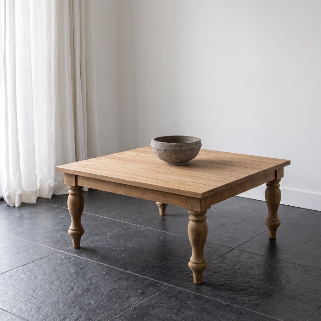 Salontafel Bologna 100cm van Tower Living nu verkrijgbaar bij HUUS, perfect voor ieder landelijk interieur.