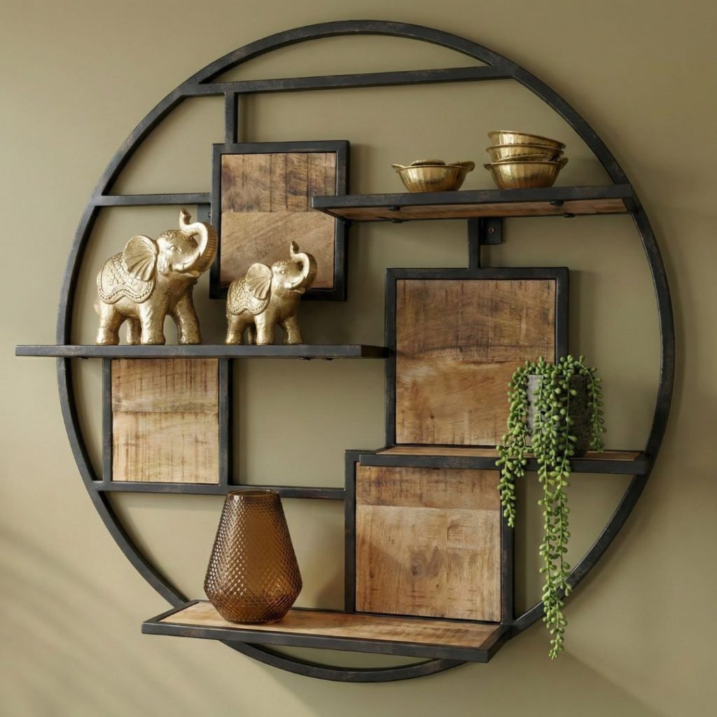 Wandrek Milou HUUS mangohout met metalen frame