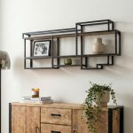 Wandrek Saar van HUUS industrieel wandrek woonkamer