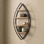 Wandrek Noor HUUS mangohout met metalen frame