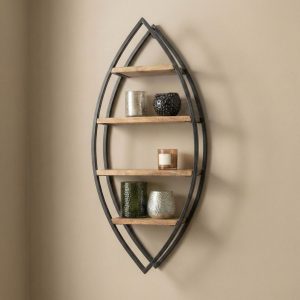 Wandrek Noor HUUS mangohout met metalen frame