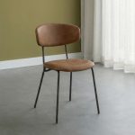 Eetkamerstoel Zack van LABEL51 microvezelstof industrieel design