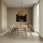 Eettafel Ines van LABEL51 met een modern minimalistisch design