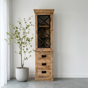 Buffetkast Lotte van 55cm gemaakt van mangohout en perfect voor in ieder interieur