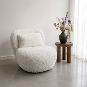 Draaifauteuil Fluffy van LABEL51: trendy uitstraling voor de allerbeste prijs!