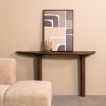Side Table WOW van LABEL51 sandblasted mangohout in een espresso kleur