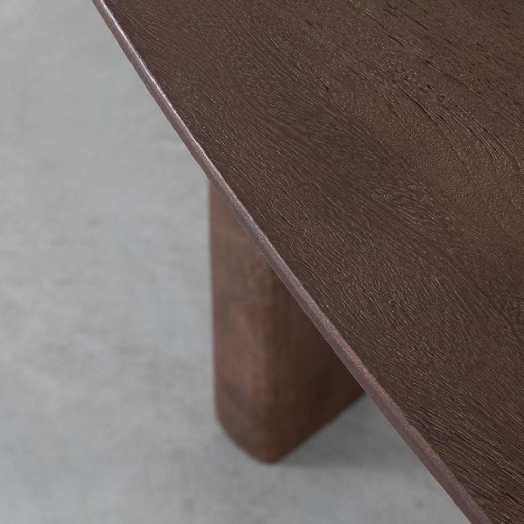 Detail blad Side Table WOW van LABEL51 houtstructuur
