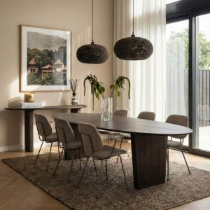 Sfeerfoto eettafel WOW van LABEL51 in modern interieur