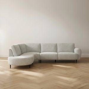 Hoekbank Milano van HUUS is de perfecte bank voor in jouw interieur.