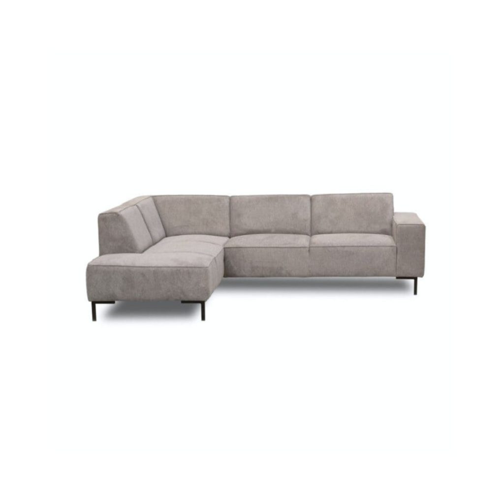 Stone kleurige hoekbank – linkeropstelling
