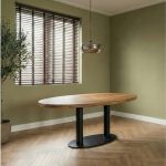 Eettafel Sevilla naturel ovaal van HUUS