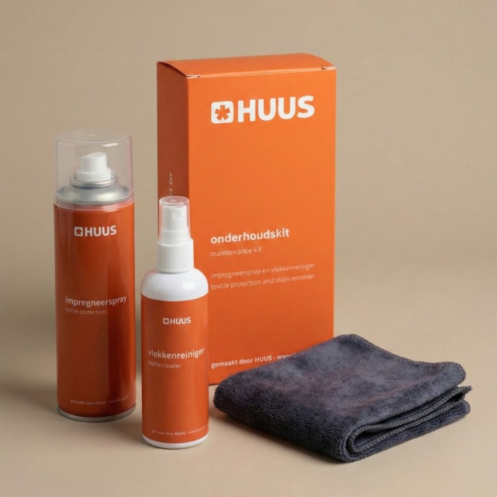 Onderhoudsset klein 3 jaar garantie impregneerspray 500 ml + vlekkenreiniger en doekje van HUUS