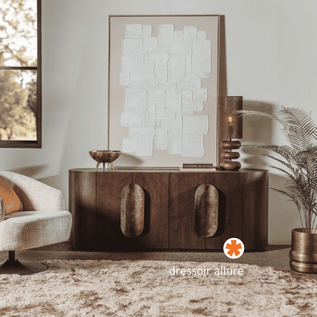 Dressoir Allure Hotel Chique Donkerbruin Hout