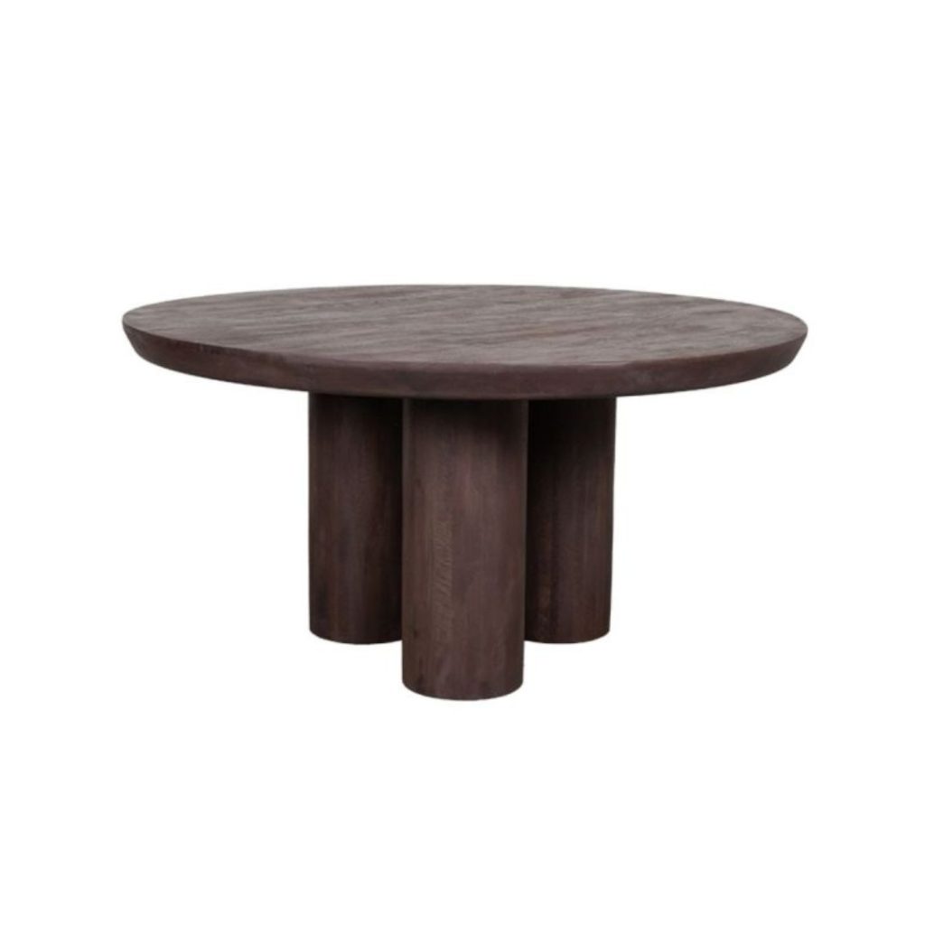 Eettafel Olly van LABEL51 ronde eettafel mangohout