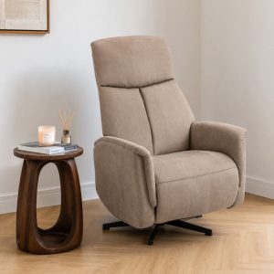 Relaxfauteuil Copenhagen van LABEL51 in een rustig en tijdloos interieur