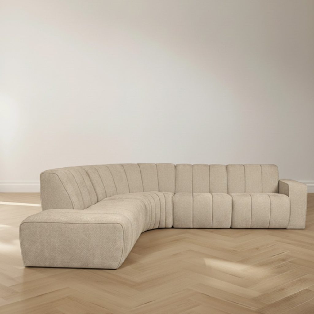Hoekbank Vitoro Links 302x253x82 cm van label51 shop je bij HUUS.
