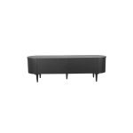 TV-meubel Oliva van LABEL51 in zwart eiken uitvoering 180cm.