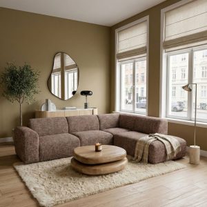 Hoekbank Verona van LABEL51 als eyecatcher in een moderne woonkamer