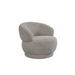 Draaifauteuil Alvito van LABEL51 in de Royal Bouclé stof.