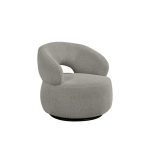 Draaifauteuil Nusenna van LABEL51 in de Royal Bouclé stof.