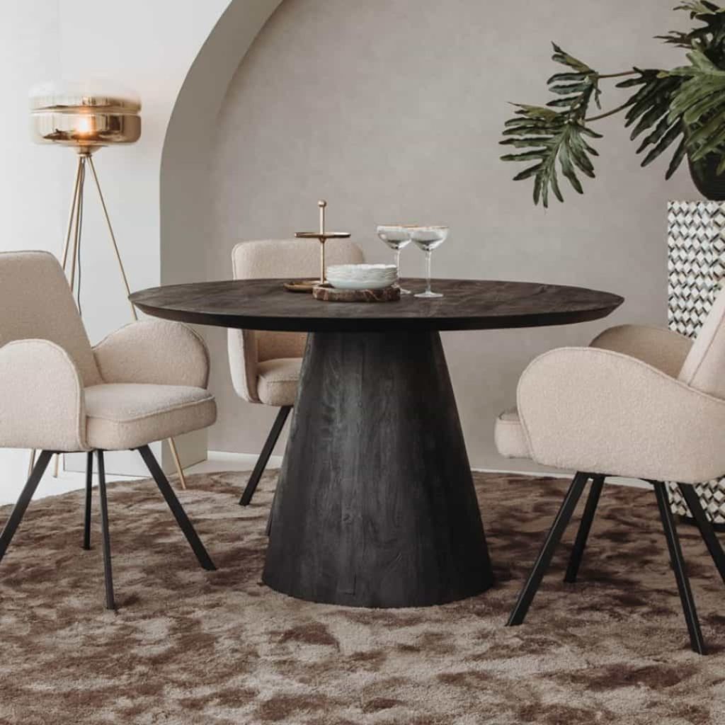 Eettafel Premana rond van Tower Living bij HUUS