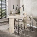 Bartafel Liva uit de HUUS Premium Collectie is een stijlvolle en eigentijdse toevoeging aan je woonkamer