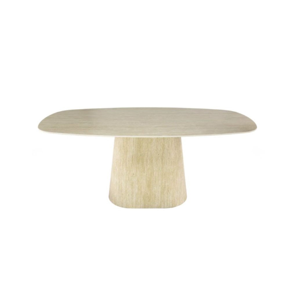Eettafel Mara uit de HUUS Premium Collectie is een stijlvolle en eigentijdse toevoeging aan je woonkamer