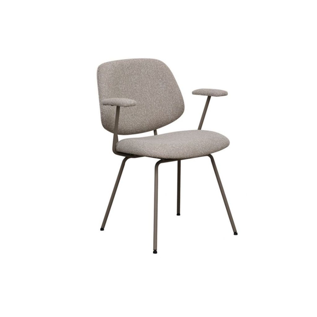 Eetkamerstoel Loreto van LABEL51 naturel boucle taupe