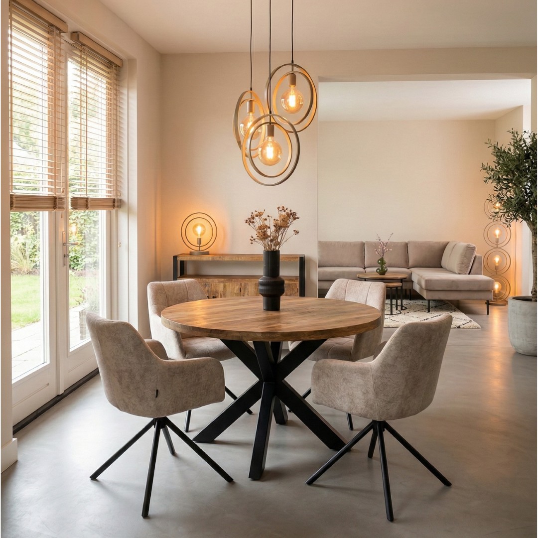 Lampenserie Roxy beige HUUS premium Collectie