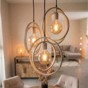 Hanglamp Roxy beige van HUUS Premium Collectie