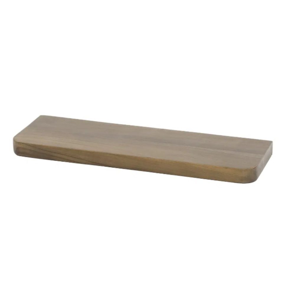 Plain afbeelding van de wandplank met afgeronde hoeken.
