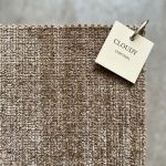 Detail chenille stof hoekbank Cloudy