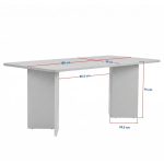 Eettafel keiko afmetingen foto