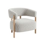Nieuw in de HUUS collectie, Relaxfauteuil Japandi met een walnoot kleurig metalen frame en een taupe kleurige zitting. Voor de beste prijs bij HUUS!