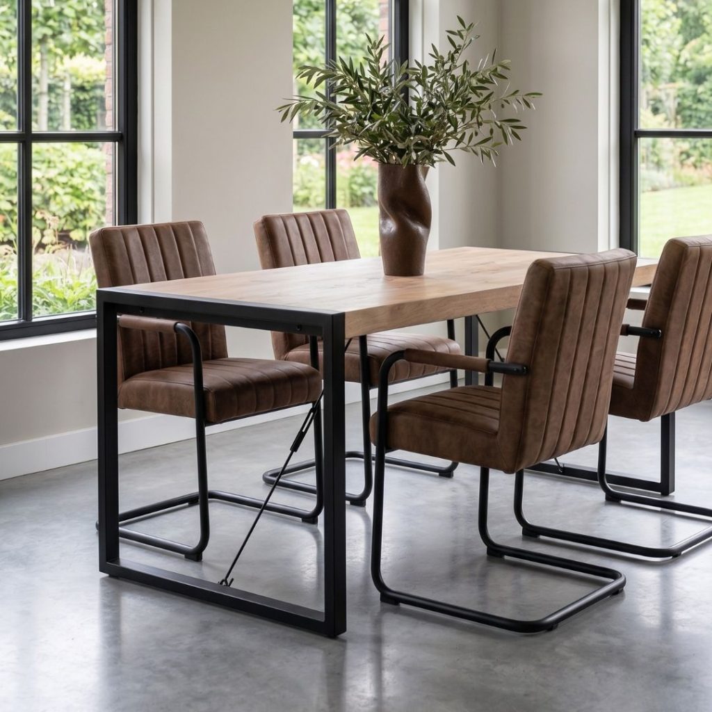 Combideal stoel one & tafel Britt 180 cm, nu met extra korting!