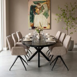 Combideal stoel Elise & tafel Apeldoorn 240cm, nu met extra korting!