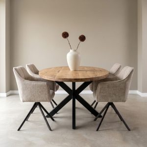 Combideal stoel riKKI & tafel Iris ovaal 180 cm, nu met extra korting!