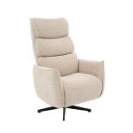 Elektrische relaxfauteuil Goteborg van LABEL51 naturel boucle.