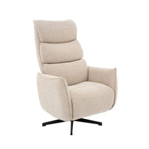 Elektrische relaxfauteuil Goteborg van LABEL51 naturel boucle.