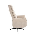 Elektrische relaxfauteuil Goteborg van LABEL51 naturel boucle.