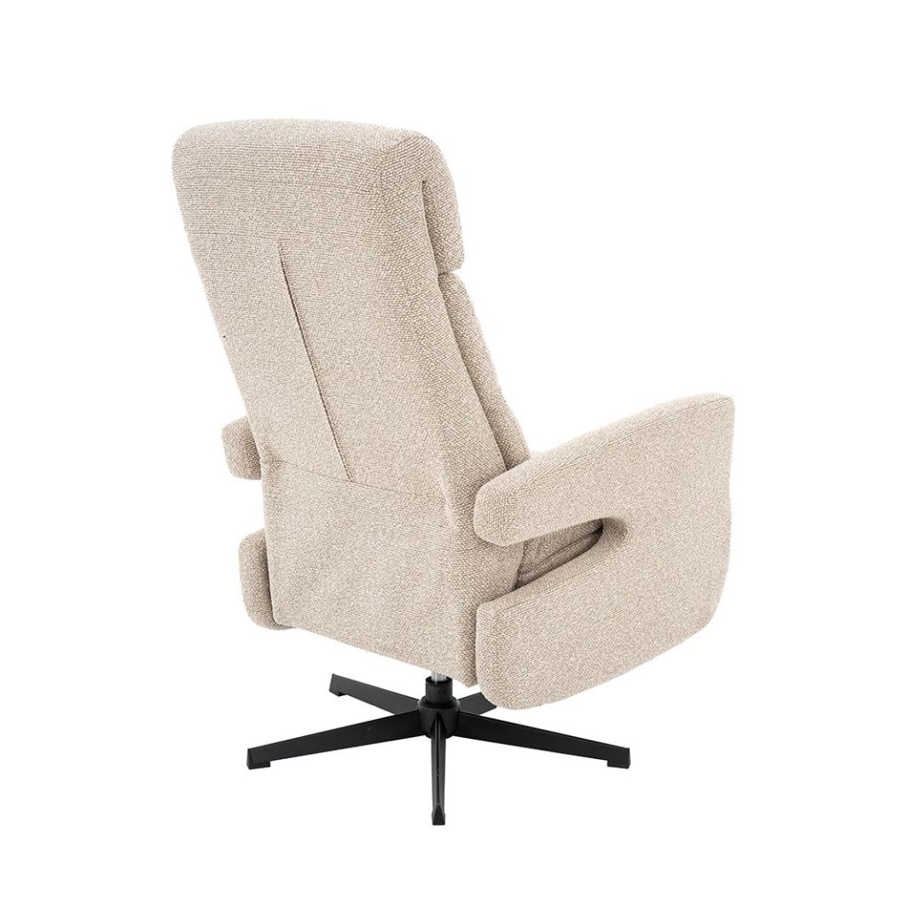 Elektrische relaxfauteuil Tampere van LABEL51 naturel boucle.