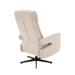 Elektrische relaxfauteuil Tampere van LABEL51 naturel boucle.